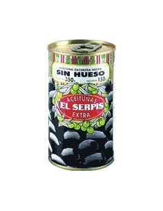 Aceitunas negras cacereñas sin hueso El Serpis