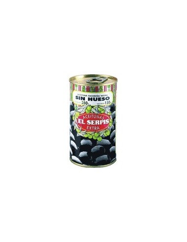 Aceitunas negras cacereñas sin hueso El Serpis