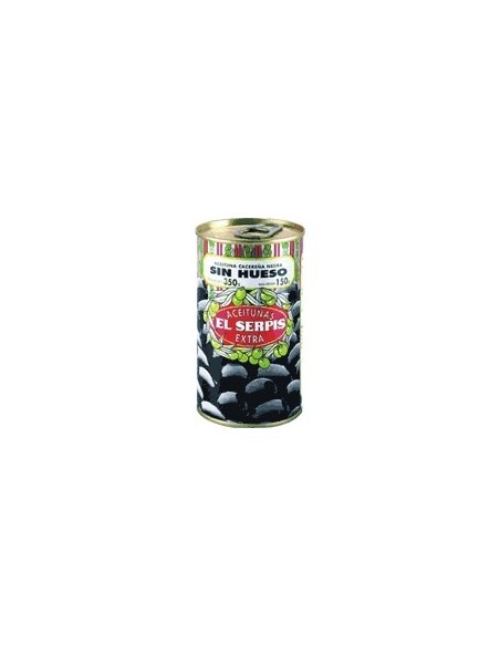 Aceitunas negras cacereñas sin hueso El Serpis