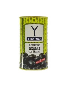 Aceitunas negras manzanilla fina Ybarra