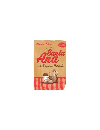 Patatas fritas artesanas Santa Ana pack de 2 bolsas de 170 g