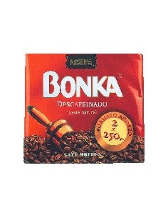 Café molido natural descafeinado Bonka