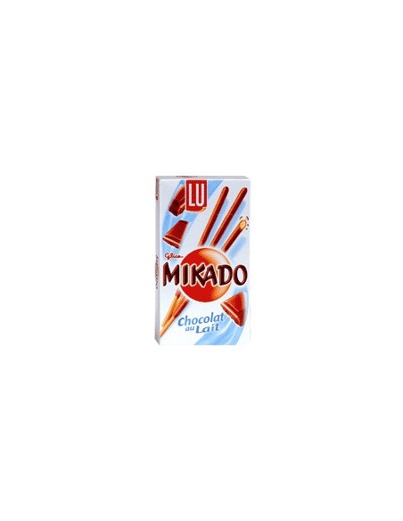 Mikado con chocolate y leche Lu