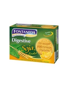 Galleta con trozos de soja caramelizados Fontaneda Digestive