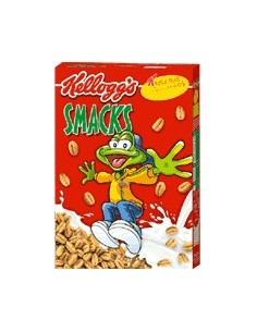 Cereales de trigo inflados y azucarados Smacks