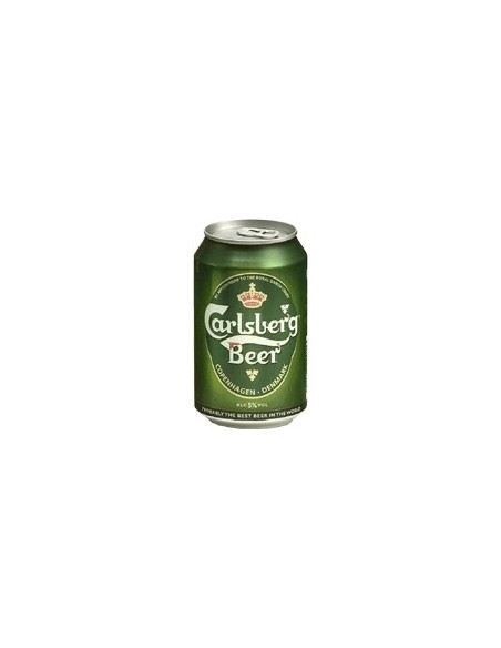 Cerveza danesa rubia Carlsberg