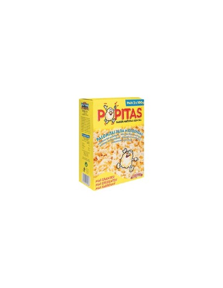 Palomitas para microondas con sal sabor natural Popitas de B