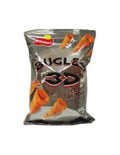 Konos de maíz sabor queso y bacon Bugles 3D's