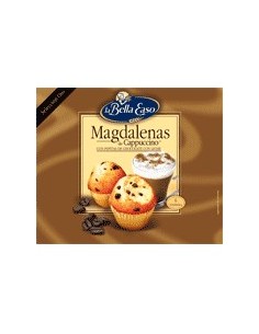 Magdalenas de capuchino con pepitas de chocolate La Bella Ea
