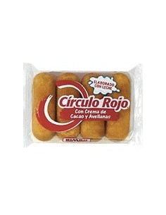 Pastel Círculo Rojo relleno crema de cacao y avellanas Bimbo