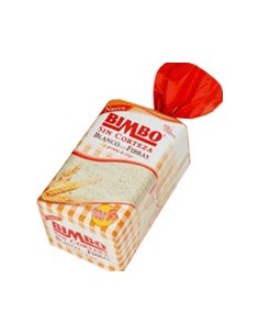 Pan de molde blanco con fibras sin corteza Bimbo