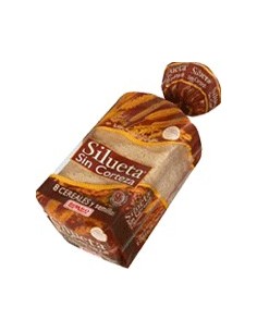 Pan de molde integral sin corteza 8 cereales Silueta de Bimb