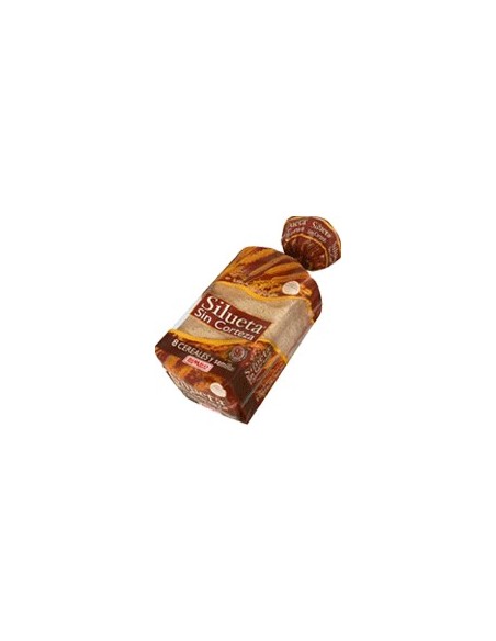 Pan de molde integral sin corteza 8 cereales Silueta de Bimb