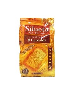 Pan tostado integral con 8 cereales Silueta de Bimbo