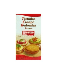 Tostadas de canapé redondas Recondo
