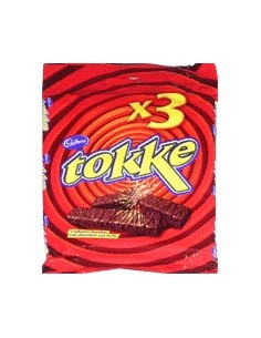 Barritas con chocolate con leche Tokke de Cadbury