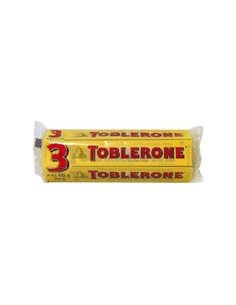 Barras de chocolate con leche Toblerone