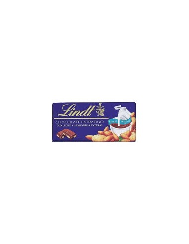 Chocolate extrafino con leche y almendras Lindt