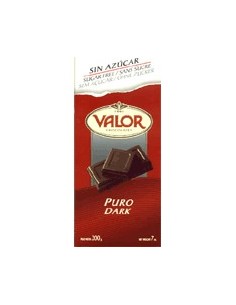 Chocolate puro negro sin azúcar Valor