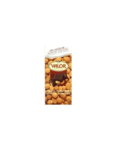 Chocolate puro con almendras sin azúcar Valor Chocolate puro con almendras sin azúcar Valor