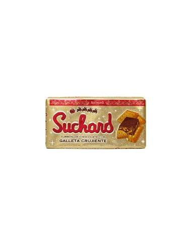 Turrón de chocolate con galleta Suchard