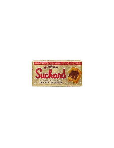 Turrón de chocolate con galleta Suchard