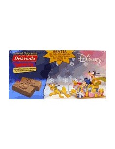 Turrón de chocolate con almendras Disney Delaviuda