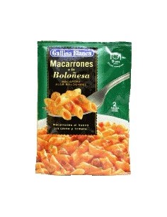 Macarrones a la boloñesa Gallina Blanca