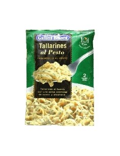 Tallarines al pesto Gallina Blanca