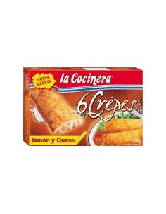 Crêpes de jamón y queso La Cocinera