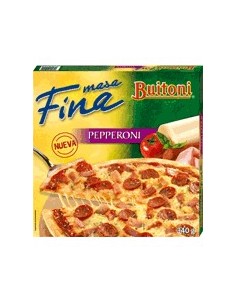 Pizza pasta fina pepperoni Buitoni