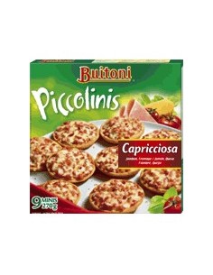 Piccolinis Capricciosa, jamón y queso Buitoni