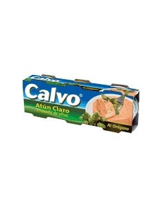 Atún claro en aceite de oliva al orégano Calvo