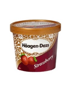 Helado Strawberry Häagen Dazs