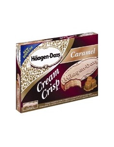 Sandwich helado sabor caramelo 'Cream Crisp' Häagen-Dazs
