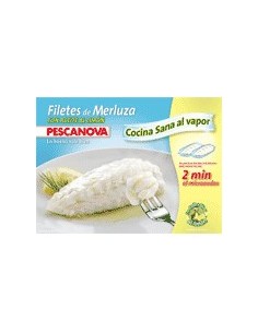 Filetes de merluza con aceite al limón 'Cocina sana al vapor