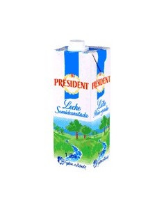 Leche semidesnatada Président
