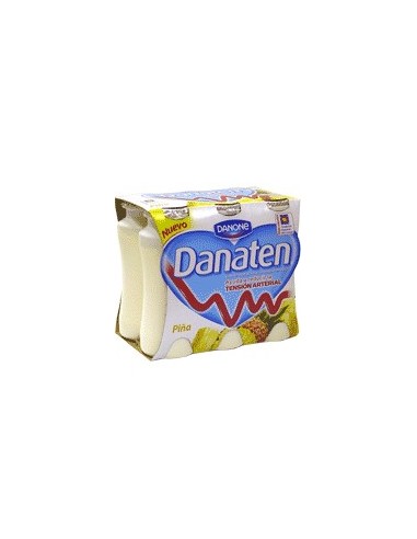 Yogur piña Danaten Danone 6 unidades de 100 g