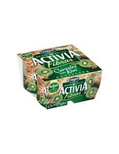 Activia Fibras de cereales con kiwi Danone